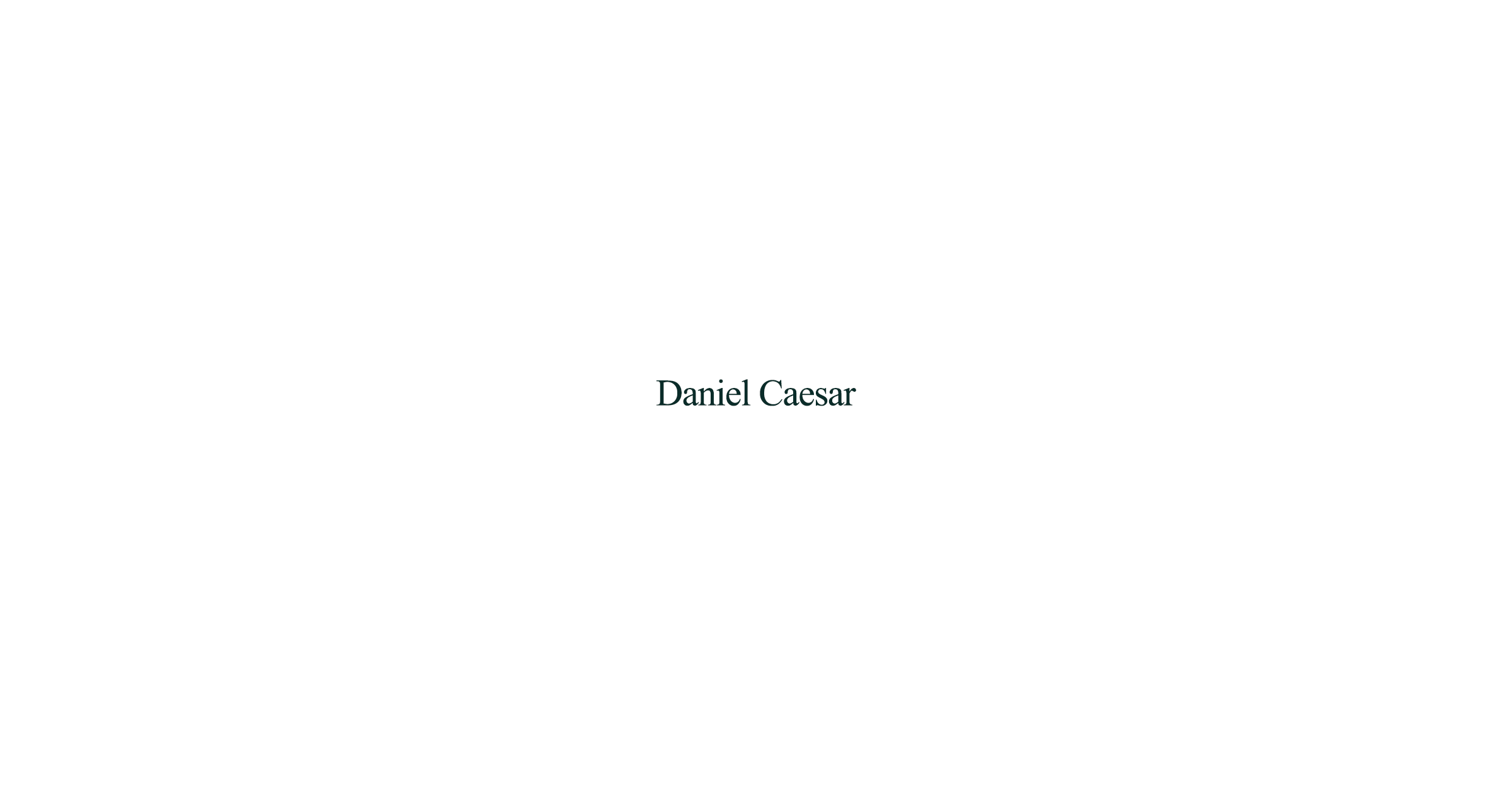 Daniel Caesar Official Store - Daniel Caesar Official Store